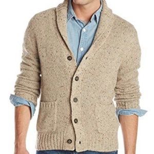 Men’s Hagger Oatmeal Cardigan - Medium